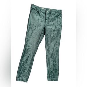 Anthropologie Pilcro and The Letterpress High Rise Skinny Velvet Pants 27